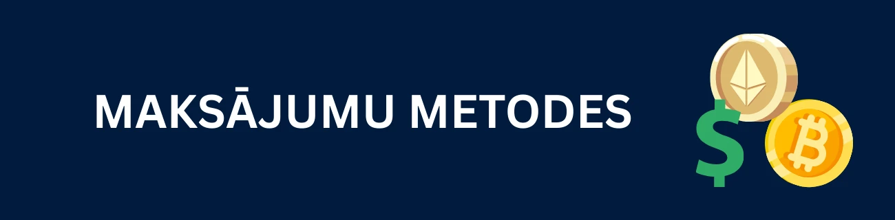 Maksājumu metodes online kazino
