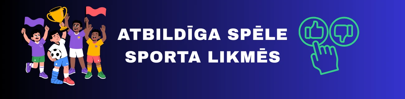 atbildīga spēle sporta likmēs