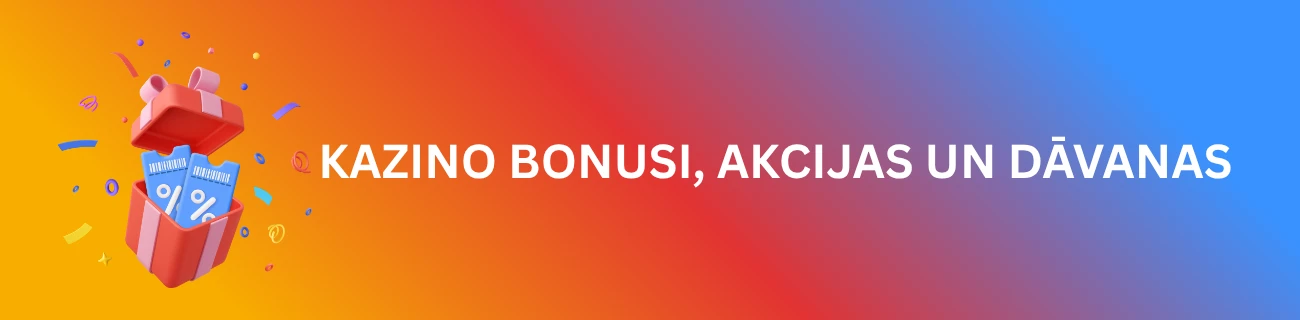 Kazino bonusi, akcijas un dāvanas