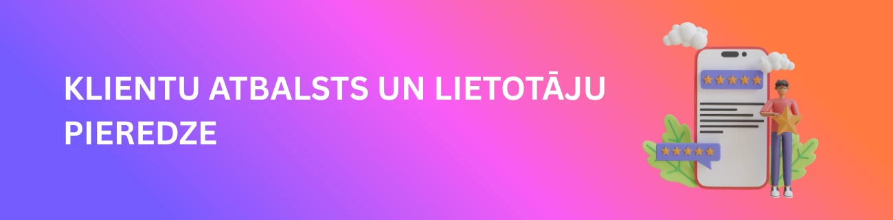 Klientu atbalsts un lietotāju pieredze